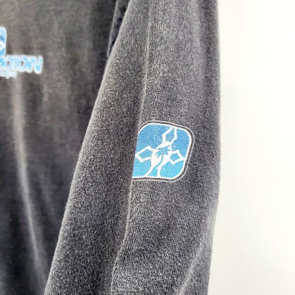 Vintage Local Motion Surfboard Company Faded Black & Blue T-Shirt Men's Sz M - Picture 4 of 9